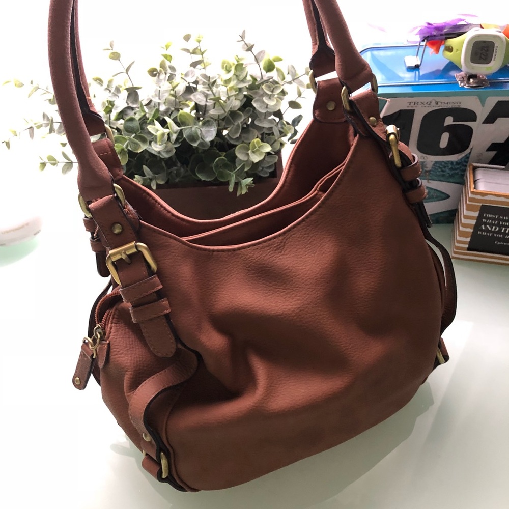 MERONA Leather Brown Bag